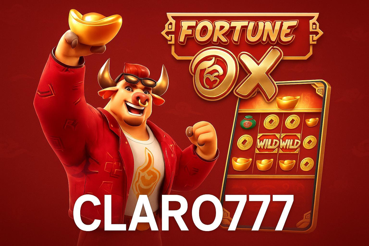 Fortune Ox no CLARO777 - Aposte Agora e Reivindique Seus Ganhos
