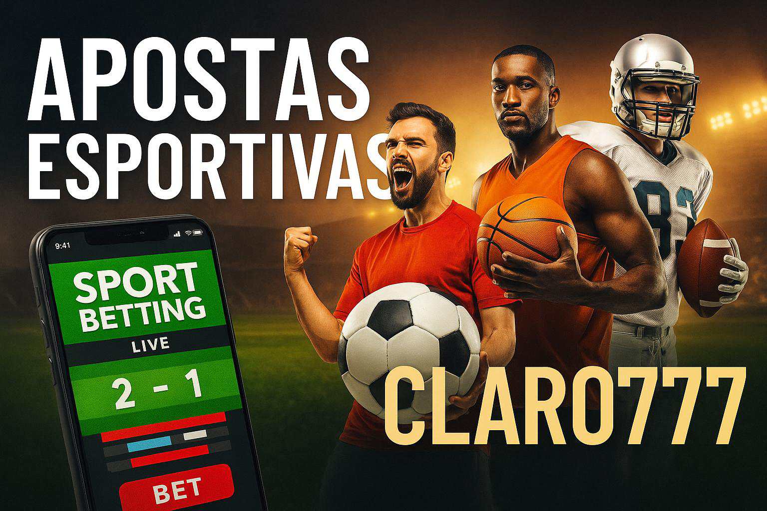Apostas esportivas no cassino online CLARO777